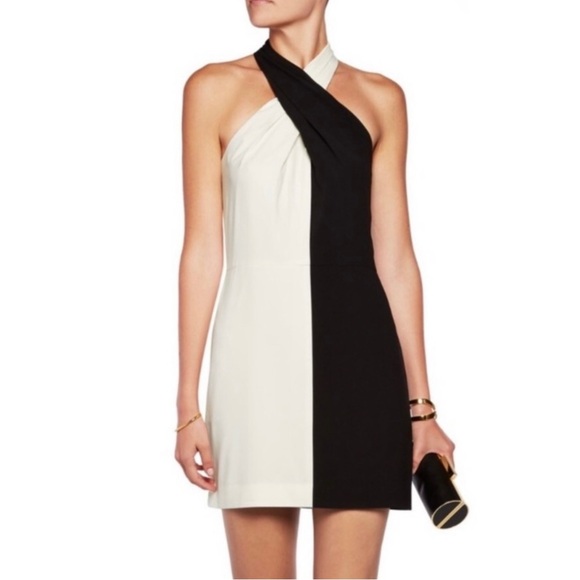 Halston Heritage Dresses & Skirts - HALSTON HERITAGE COLORBLOCK MINI DRESS